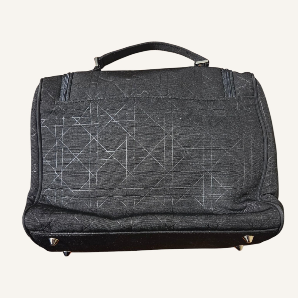 Dior Beauty Cannage Travel Double Zipper Cosmetics/Toiletry Bag - Picture 2 of 4